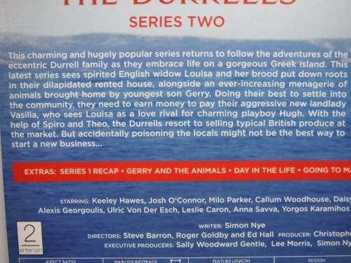 The Durrells - Series One and Two - 4 DVD Set