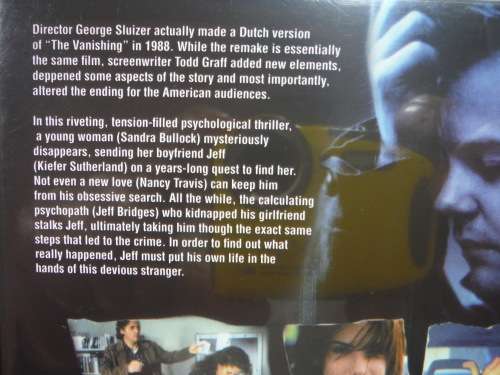 The Vanishing - DVD