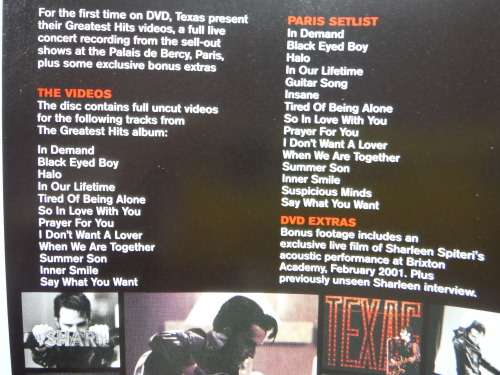 Texas : Paris - Dvd