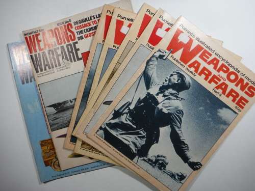 A Mixed Lot of 8 Vintage Weapons and Warfare Magazines
