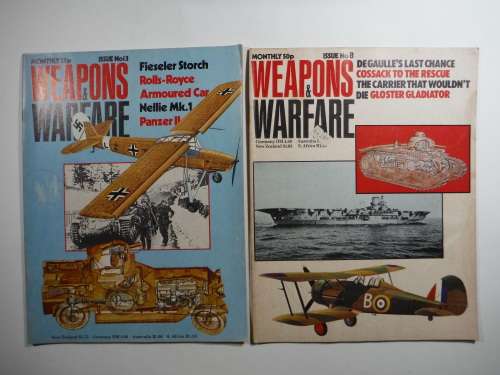 A Mixed Lot of 8 Vintage Weapons and Warfare Magazines