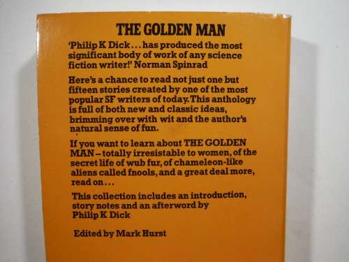 The Golden Man - Paperback SF Anthology - Philip K. Dick - 1981