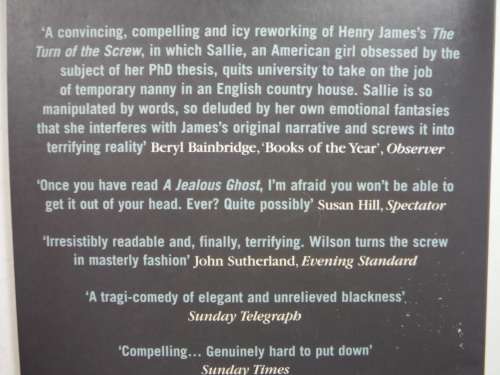 A Jealous Ghost - A.N. Wilson