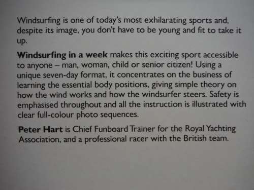 Windsurfing in a Week - Peter Hart