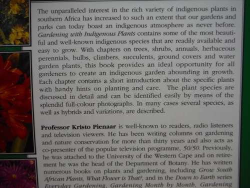 Gardening with Indigenous Plants - Kristo Pienaar