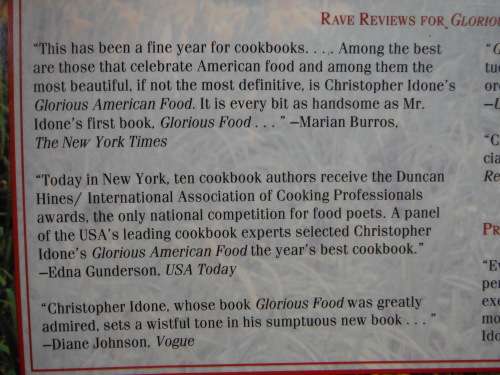 Glorious American Food - Christopher Idone