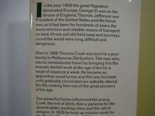 The Romantic Journey : The Story of Thomas Cook and Victorian Travel - Edmund Swinglehurst