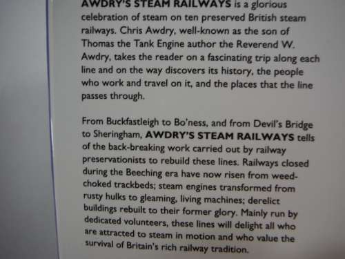 Awdry`s Steam Railways - Christopher Awdry - 1995