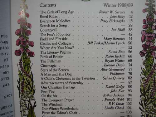 Evergreen : Britain`s Brightest Country Quarterly - 1988 - All 4 Volumes