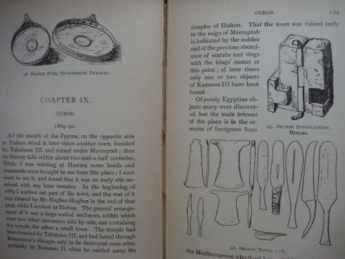 Ten Years Digging in Egypt - W.M. Flinders Petrie - Published 1892 - Rare Find
