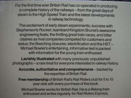 The Official British Rail Book of Trains for Young People - Softcover - Michael Bowler - 1985