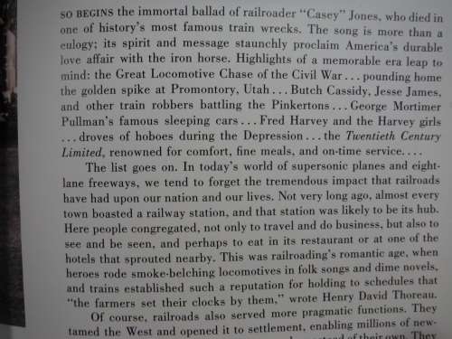 Railroads : The Great American Adventure - Hardcover - Charlton Ogburn - 1977