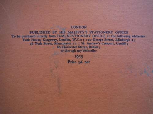 How Hitler Made the War : Ministry of Information - Published 1939 - Paperback Booklet