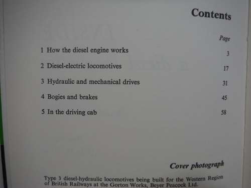 Inside a Diesel Locomotive - Hardcover - Basil K. Cooper - 1964