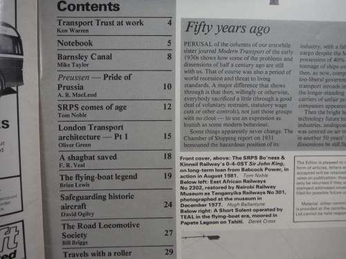 Yesteryear Transport - Issue 12 - Spring 1982
