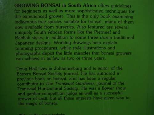 Growing Bonsai in South Africa - Doug Hall