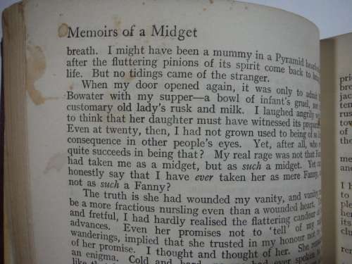 Memoirs of a Midget - Walter De La Mare - Johannesburg Book Club Edition - Published 1921