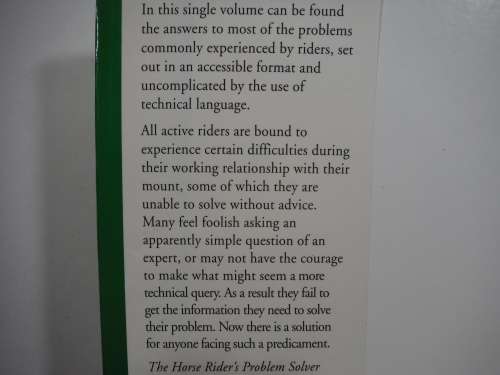 The Horse Rider`s Problem Solver - Vanessa Britton