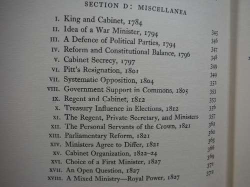 The Law & Working of the Constitution : Documents 1660-1914 - Vol.2 - W.C. Costin - 1952
