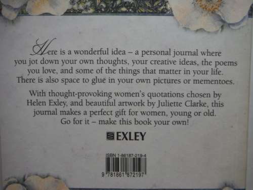 A Woman`s Journal : A Personal Notebook and Keepsake - A Helen Exley Giftbook