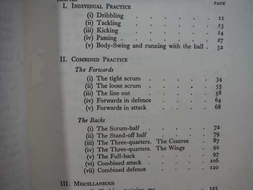 Rugger Practice and Tactics : A Manual of Rugby Football Technique - H.F. Macdonald