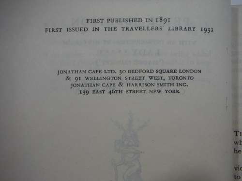 Peter Ibbetson - Edited by George Du Maurier - Published 1931