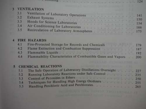 CRC Handbook of Laboratory Safety - 2nd Edition - 1987