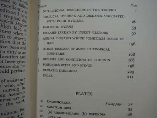 Aids to Tropical Hygiene and Nursing - William C. Fream - Fifth Edition 1971