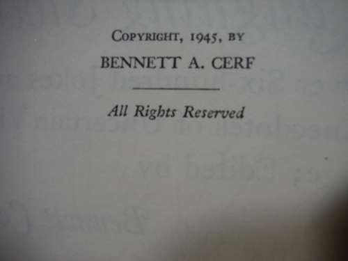 Laughing Stock : Over Six-Hundred Jokes and Anecdotes of Uncertain Vintage - 1945