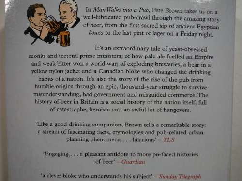 Man Walks into a Pub : A Sociable History of Beer - Pete Brown