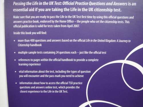 Passing the Life in the UK Test - Official Practice Questions and Answers