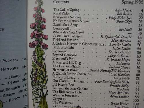 Evergreen : Britain`s Brightest Country Quarterly - 4 Volumes 1986