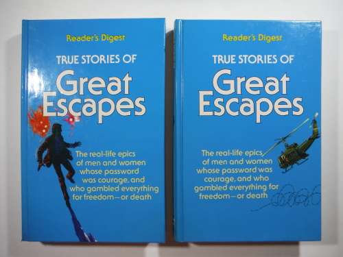 Reader`s Digest : True Stories of Great Escapes - Volume 1 & 2 - Hardcover Set
