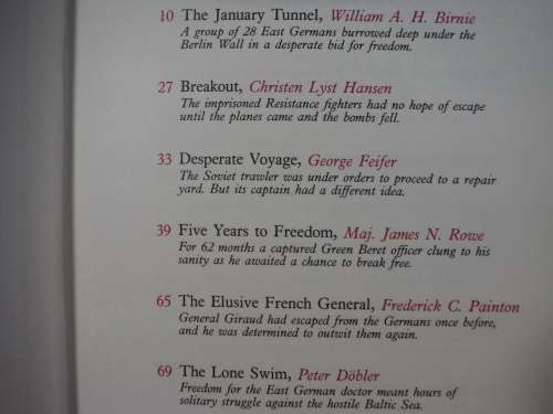Reader`s Digest : True Stories of Great Escapes - Volume 1 & 2 - Hardcover Set