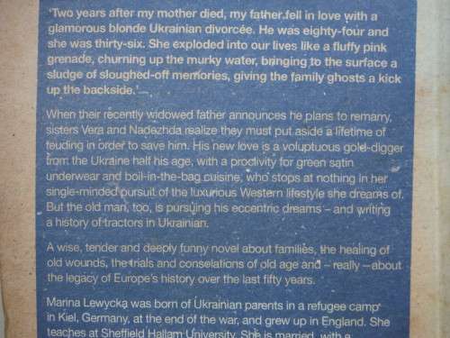 A Short History of Tractors in Ukrainian - Paperback - Marina Lewycka