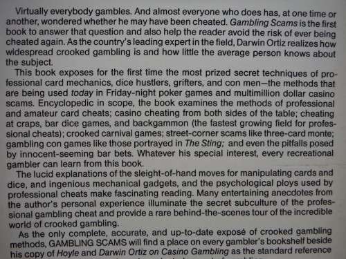 Gambling Scams - Paperback - Darwin Ortiz