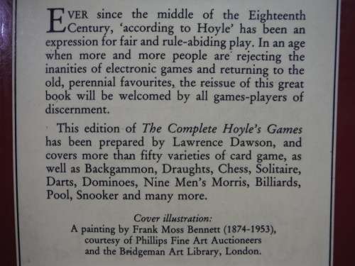 The Complete Hoyle`s Games - Paperback - 1994 Wordsworth Edition