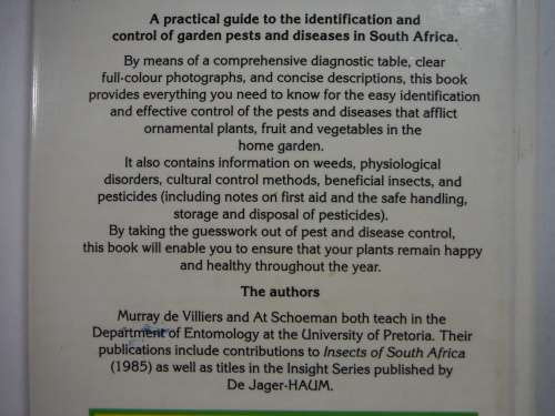 The Layman`s Guide to Garden Pests and Diseases in South Africa