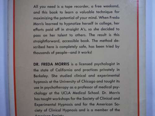 Self-Hypnosis in Two Days - Paperback - Freda Morris - 1975