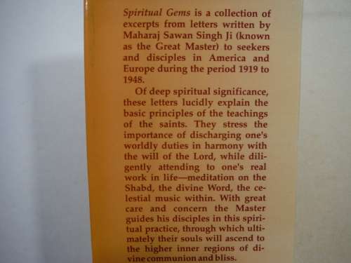 Spiritual Gems - Hardcover - Radha Soami Satsang Beas