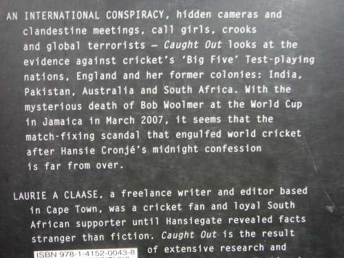 Caught Out : Cricket Match-Fixing Investigated - Paperback - Laurie A Claase