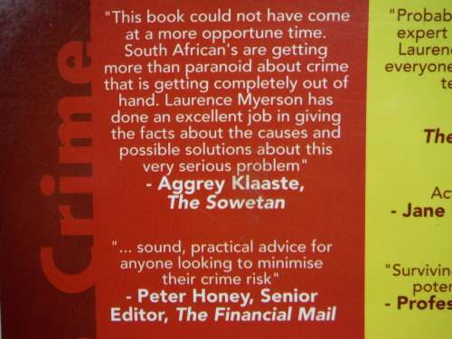 Hijackings, Burglaries and Serious Crimes - Paperback - Laurence Myerson