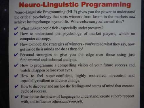 NLP for Traders and Investors - Paperback - Terry Carroll