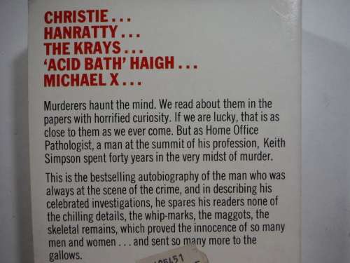 Forty Years of Murder - Paperback - Professor Keith Simpson