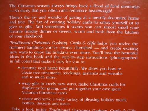 Traditional Christmas Cooking, Crafts and Gifts - Reader`s Digest