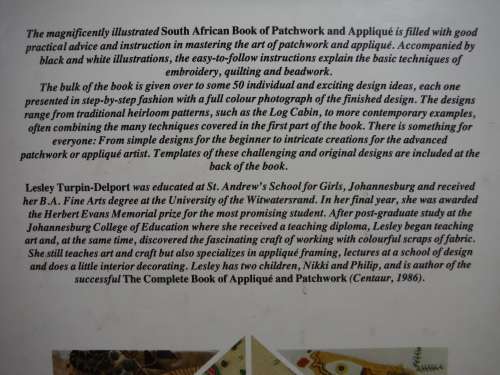 The South African Book of Patchwork and Applique - Hardcover - Lesley Turpin-Delport