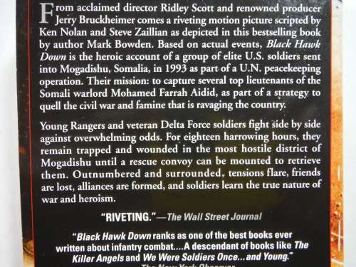Black Hawk Down : A Story of Modern War - Paperback - Mark Bowden