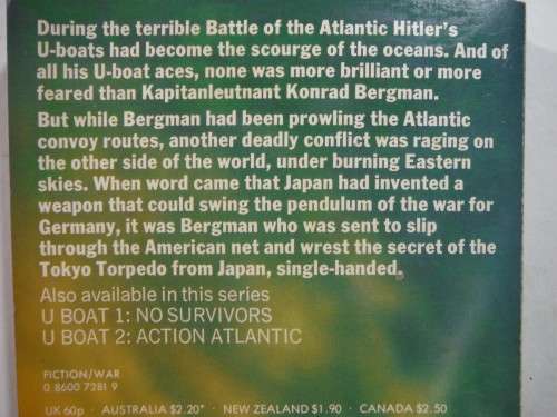 U-Boat 3 : Tokyo Torpedo - Paperback - Edwyn Gray