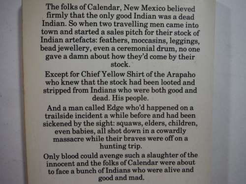 Edge : No. 43 : Arapaho Revenge - Paperback - George G. Gilman - 1983