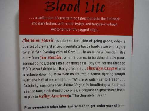 Blood Lite - Paperback - Edited by Kevin J. Anderson